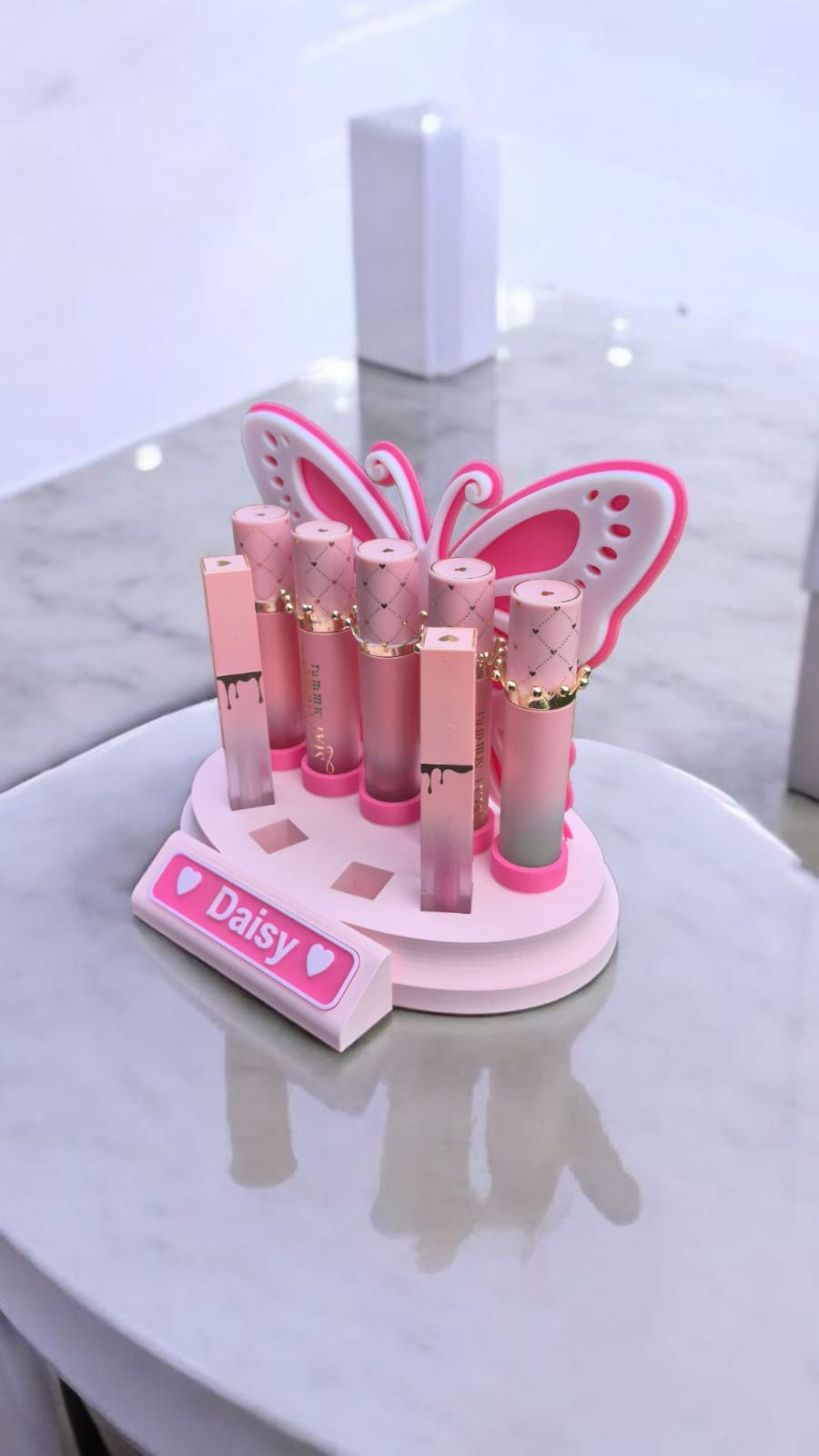 Lip Oil & Lip Drip Butterfly display