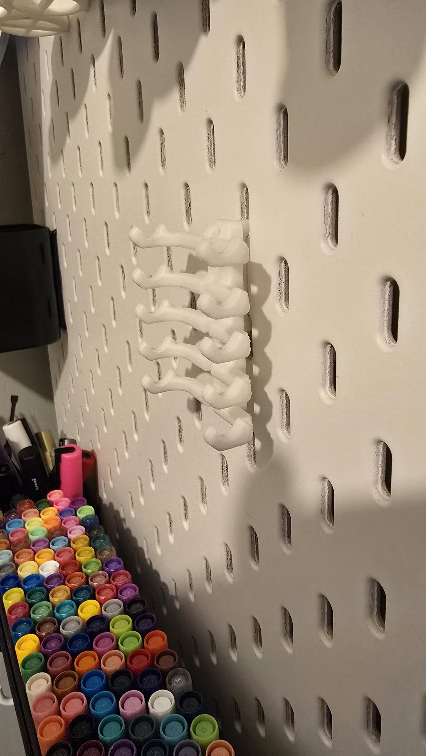 Ikea Skadis Paint Brush Display