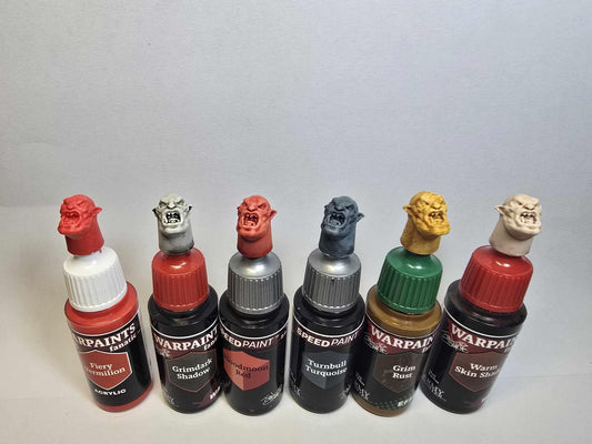 20 X Vallejo, Speed Paint, Warpaint Paints, Army Painter bottle Swatch
