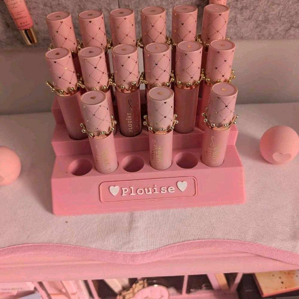 Lip Oil display with personalised name plaque