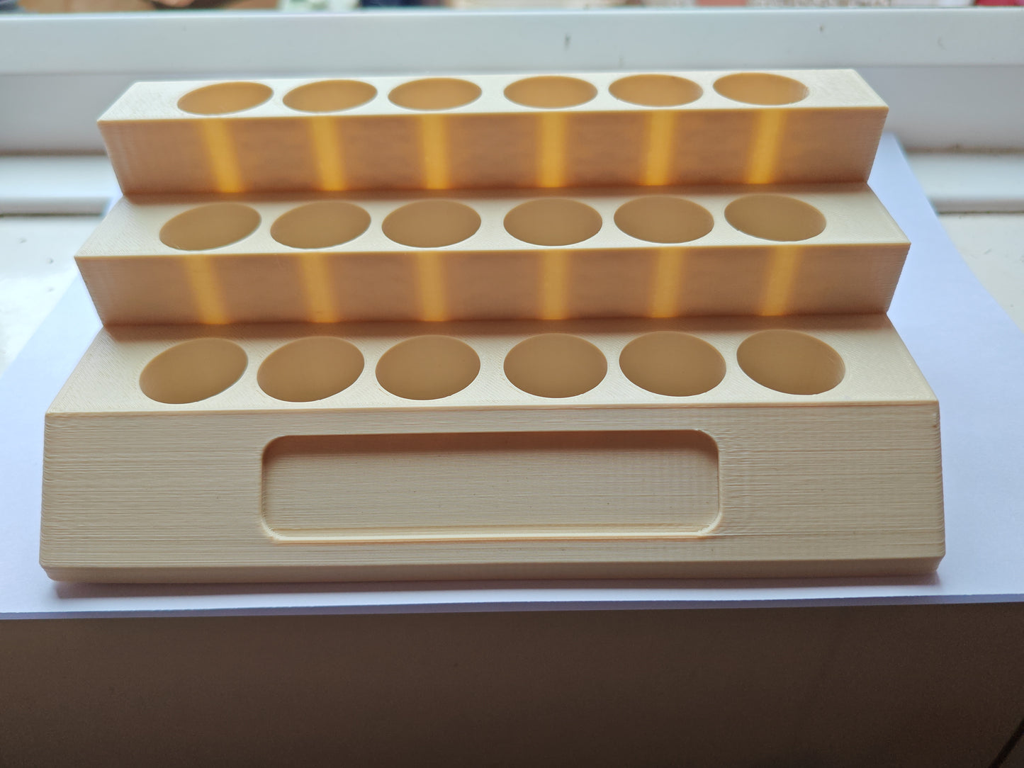 Lip Oil display with personalised name plaque