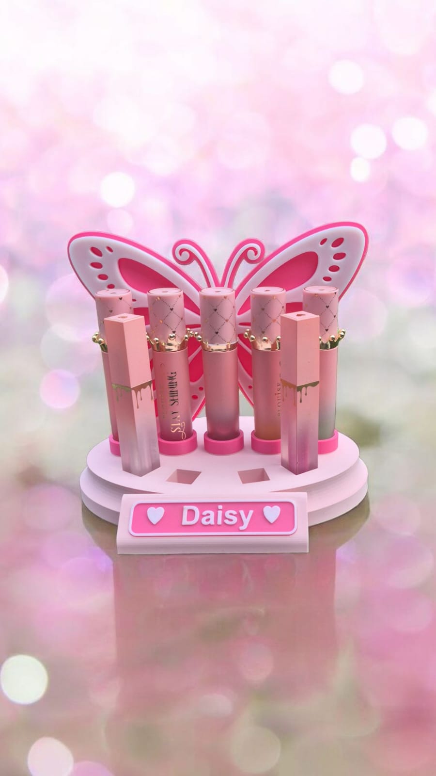 Lip Oil & Lip Drip Butterfly display